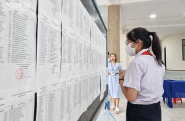 Đà Nẵng công bố điểm chuẩn vào lớp 10 hệ công lập năm học 2023-2024. (Ảnh: ANH ĐÀO)