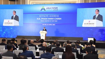 Thủ tướng Phạm Minh Chính phát biểu tại Diễn đàn Tương lai ASEAN 2024.