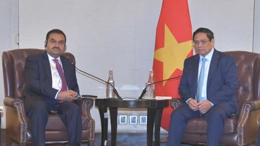 Thủ tướng Phạm Minh Chính tiếp ông Gautam Adani, Chủ tịch Tập đoàn Adani.