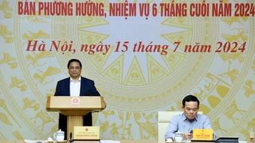 Thủ tướng Phạm Minh Chính, Trưởng Ban Chỉ đạo Cải cách hành chính của Chính phủ chủ trì phiên họp.