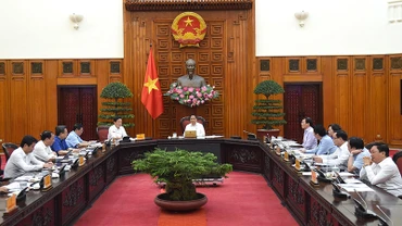 [Ảnh] Thủ tướng Phạm Minh Chính chủ trì họp thúc đẩy phát triển nhà ở xã hội