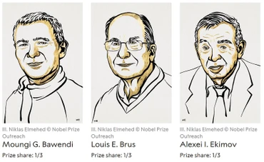 Ba nhà khoa học người Mỹ giành giải Nobel Hóa học 2023. 