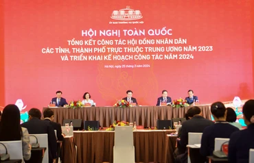 Quang cảnh hội nghị. (Ảnh: DUY LINH)