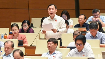 Đại biểu Đào Chí Nghĩa (đoàn Cần Thơ). (Ảnh: DUY LINH)