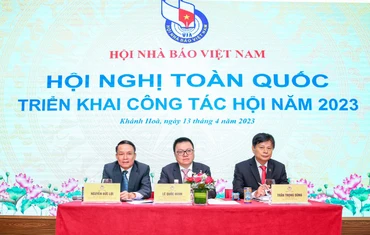 [Ảnh] Hội nghị triển khai công tác Hội Nhà báo Việt Nam năm 2023