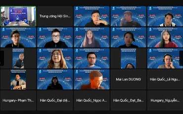 Đại biểu từ các điểm cầu trên toàn thế giới tham dự Hội nghị.