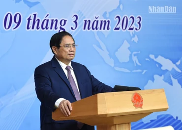 Quang cảnh hội nghị. (Ảnh: TRẦN HẢI)