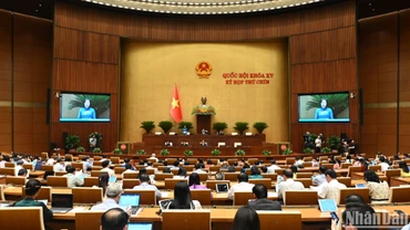 Kỳ họp thứ 9, Quốc hội khóa XV. (Ảnh: BÙI GIANG)