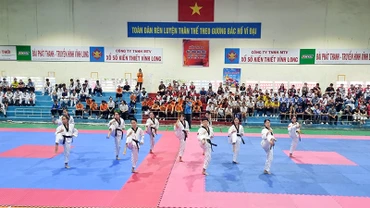 Tiết mục biểu diễn tại lễ khai mạc. 