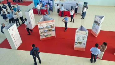 Triển lãm kiến trúc nhà ở nông thôn thích ứng biến đổi khí hậu. 