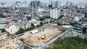 Khu đất xây dựng nhà ở xã hội tại khu đô thị Hạ Đình. 