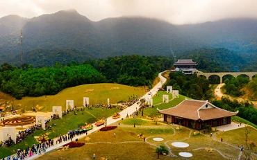 Tây Yên Tử thu hút khách du lịch trong Tuần Văn hóa-Du lịch Bắc Giang năm 2023. (Ảnh Thành Sơn)