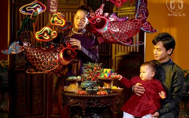 Những chiếc đèn xưa được làm tỉ mỉ, cầu kỳ đang trở lại trong mùa Trung thu.