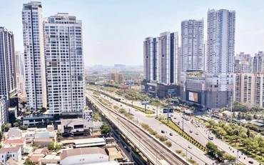 Một góc Thành phố Hồ Chí Minh. (Ảnh HOÀNG TRIỀU)