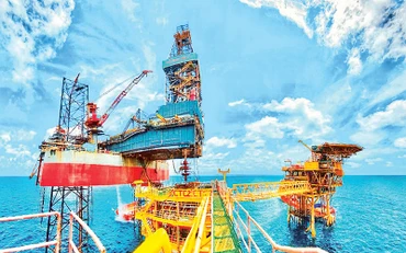 Giàn CTC-2 mỏ Cá Tầm được đưa vào khai thác năm 2022.