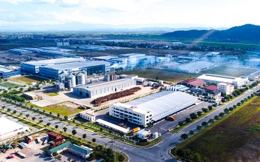 Một góc Khu công nghiệp VSIP Nghệ An. (Ảnh Thành Cường)