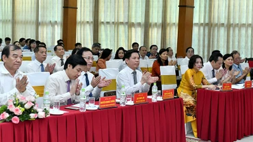 Các đại biểu dự buổi gặp mặt kỷ niệm 75 năm Ngày truyền thống ngành Kiểm tra Đảng.