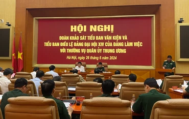 Quang cảnh buổi làm việc. 