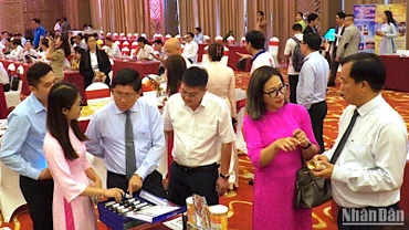 Lãnh đạo tỉnh Cà Mau tiếp xúc, gặp gỡ nhiều doanh nghiệp Trung Quốc vào sáng 24/4.