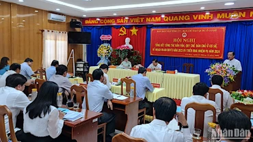 Hội nghị tổng kết công tác Dân vận, Quy chế dân chủ cơ sở năm 2024 tại Cà Mau vào chiều 27/12.