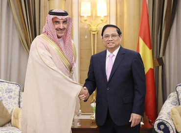 Thủ tướng tiếp GIám đốc điều hành Quỹ Phát triển Saudi Arabia.