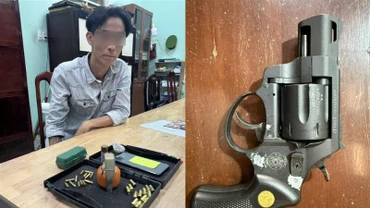 Tang vật vụ án.