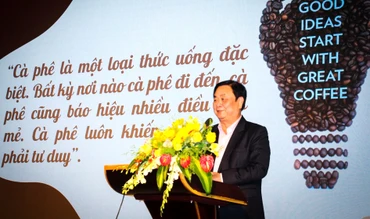 Bộ trưởng Nông nghiệp và Phát triển nông thôn Lê Minh Hoan phát biểu tại hội thảo.