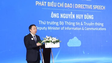 Thứ trưởng Thông tin và Truyền thông Nguyễn Huy Dũng. (Ảnh: Minh Sơn)