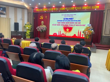 Đồng chí Lê Hải Bình phát biểu tại buổi lễ.