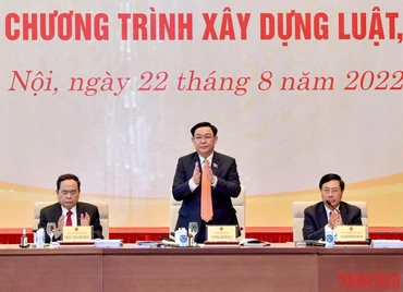 [Ảnh] Hội nghị triển khai chương trình xây dựng luật, pháp lệnh