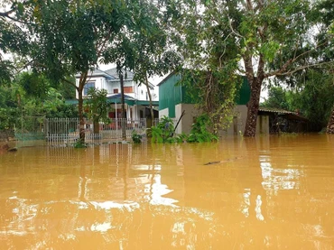 Nghệ An: Nhiều vùng trũng thấp huyện Thanh Chương bị ngập sâu
