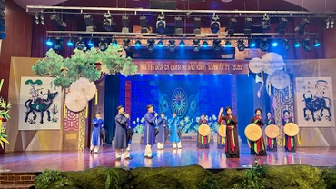Tiết mục biểu diễn tại hội thi.