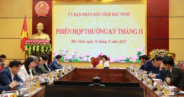 Phiên họp thường kỳ tháng 11 của Ủy ban nhân dân tỉnh Bắc Ninh.