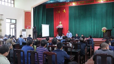 Quang cảnh buổi đối thoại.