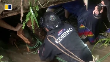 [Video] Nhiều thi thể nạn nhân được tìm thấy sau khi bão Yagi quét qua Philippines