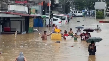 [Video] Siêu bão Yagi gây ngập lụt nặng ở Philippines
