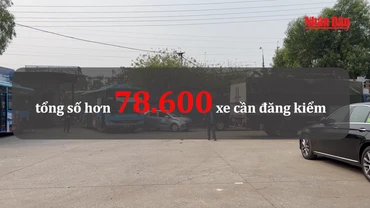 [Video] Hà Nội có hơn 78.600 phương tiện cần đăng kiểm trong tháng 3