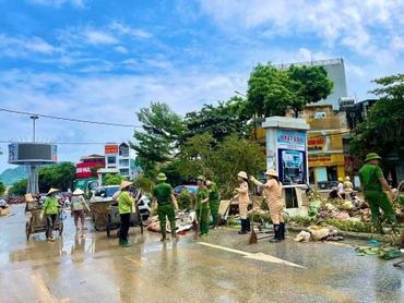 Thành phố Tuyên Quang dần ổn định sau trận lũ lụt lịch sử