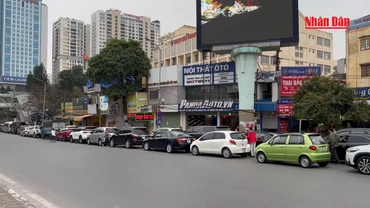 [Video] Tình trạng ùn tắc tại các khu vực đăng kiểm tiếp tục tái diễn phức tạp