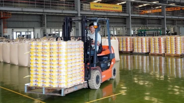 Hoạt động sản xuất tại nhà máy thuộc Công ty cổ phần Cơ điện Trần Phú, Khu công nghiệp VSIP Hải Dương. (Ảnh ĐĂNG ANH) 