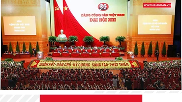 Tự hào vững bước dưới lá cờ vẻ vang của Đảng