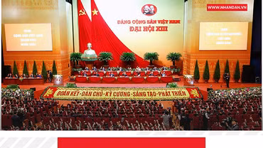 Tự hào vững bước dưới lá cờ vẻ vang của Đảng