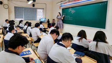 Giờ ôn tập tại Trường THPT Nguyễn Gia Thiều, quận Long Biên, Hà Nội. 