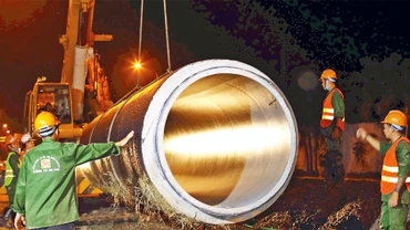 Sawaco đầu tư phát triển hệ thống mạng lưới đường ống cấp 1 ở phía tây thành phố. 