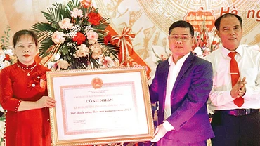 Xã An Hà được công nhận đạt chuẩn nông thôn mới nâng cao. 