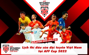 [Infographic] Lịch thi đấu của đội tuyển Việt Nam tại AFF Mitsubishi Electric Cup 2022