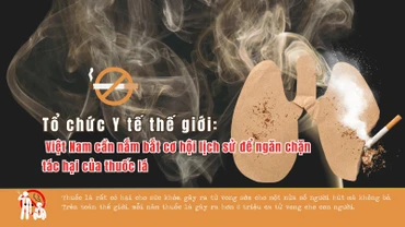Tổ chức Y tế thế giới: Việt Nam cần nắm bắt cơ hội lịch sử để ngăn chặn tác hại của thuốc lá