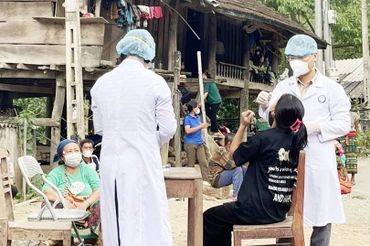 Nghệ An triển khai các biện pháp phòng, chống bệnh bạch hầu sau khi phát hiện ca bệnh. Ảnh: BÁO NGHỆ AN.