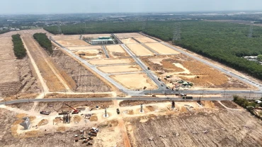 Khu tái định cư Long Đức được xây dựng để phục vụ dự án cao tốc Biên Hòa-Vũng Tàu.