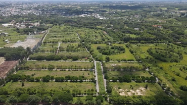 Một góc Dự án khu dân cư Giang Điền.